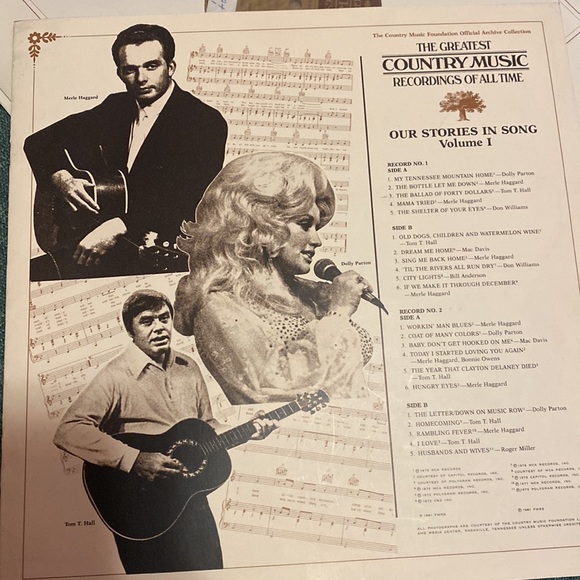 Country Music Foundation Official Archive Collection on Red Vinyl albums 1 & 2 - Picture 5 of 16